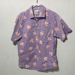 Purple Floral Roberta Oaks Hawaiian Men's Shirt